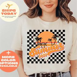 summer 2023 t shirt, retro vintage summer, cool summer shirt, summer vacation shirt, vacation beach shirt, summer lovers