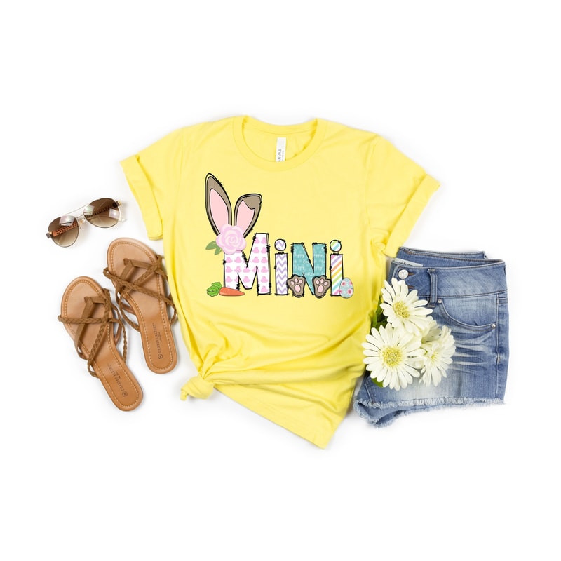 Mini Bunny, mini bunny shirt, Mini Bunny Baby bunny, Pregnancy Shirt, Easter Expecting Mini Top, Easter Mini Shirt, Mini Bunny t-shirt, mini.jpg