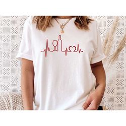 wine tshirt, wine lover tee, wine heartbeat, wine lover gift, wine t-shirt, cute wine t shirt, drinking gift,  wine gift