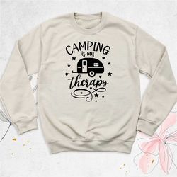 camping mode sweatshirt, camp sweatshirt, camper mom sweatshirt, girls camping sweatshirt, camper dad hoodie, camping is