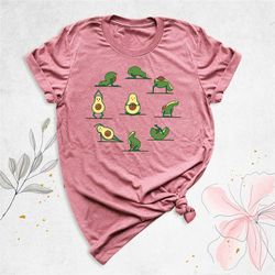 avocado yoga shirt, funny pilates shirt, workout shirt, avocado lover shirt, yoga teacher shirt, gym outfits, women avoc