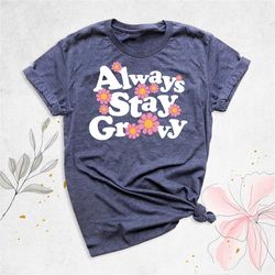 groovy shirt, hippie floral summer shirt, groovy birthday party shirts, retro hippie shirt, preppy women shirt, bohemian