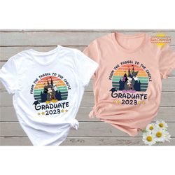 disney graduate shirt, graduation 2023 shirt, disney senior 2023 shirt, mickey and minnie graduation shirts, disney clas