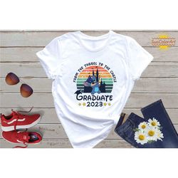stitch graduate 2023 shirt, disney graduation shirt, class of 2023 shirt, from the tassel to the castle, senior class sh