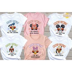 most likely to disney trip shirt, disney summer vibes shirt, disney family trip shirt, disney most likely shirt, funny d
