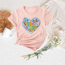 first grade leopard shirt, 1st grade heart shirt, first grade student shirt, first grade teacher shirt, hello first grad