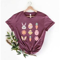 happy easter elements shirt, women easter shirt, cute easter shirt, easter shirt, happy easter, easter bunny shirt, bunn