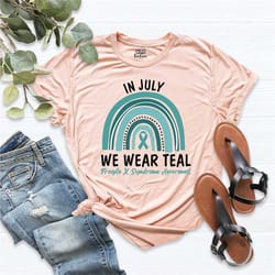 we wear teal fragile x syndrome awareness shirt, martin bell syndrome shirt, fxs fighter shirt, genetic disorder shirt,