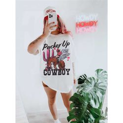 pucker up cowboy tee comfort colors western valentine t shirt country music shirt cowboy cupid cowgirl tshirt lets go gi