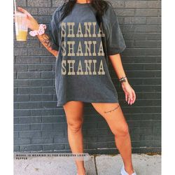 shania shirt comfort colors shania twain tee let's go girls country music concert shania tour music festival women weste