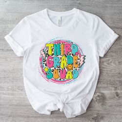 third grade squad - 3rd grade squad shirt - teacher squad - third grade teacher - teacher shirt - team teacher shirt - 3