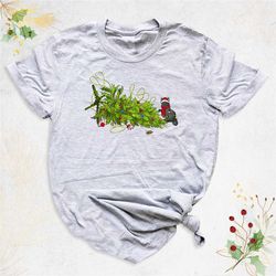 christmas tree cat shirt, funny christmas cat tees, cat mom christmas shirt, cat lover gift shirt, kitten christmas shir