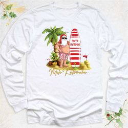 mele kalikimaka long sleeve shirt, tropical christmas sweatshirt, family christmas hoodie, hawaii christmas sweatshirt,