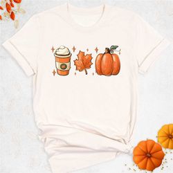 fall leaf coffee shirt, pumpkin shirt, autumn shirt, tis the season fall shirt, autumn lover tees, thanksgiving gift shi