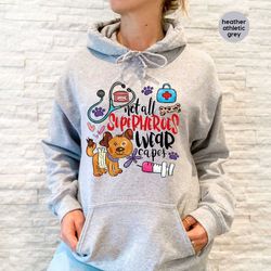 cute veterinarian gift, funny stethoscope crewneck sweatshirt, vet technician long sleeve t shirt, funny vet tech gift,