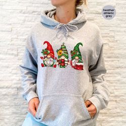 merry christmas long sleeve shirt, christmas party hoodies and sweaters, holiday crewneck sweatshirt, christmas gnomes s