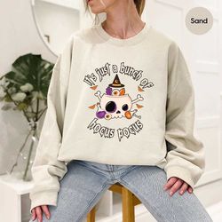 halloween gifts, witch sweatshirt, skull hoodies and sweaters, spooky season shirts, halloween long sleeve shirt, gender