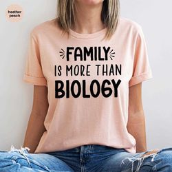 adoption day gifts, adopted kids shirts, family matching t-shirt, adoption vneck tshirt, toddler clothing, family is mor