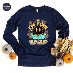 sarcastic quote long sleeve shirts, birthday gifts for mom, funny saying graphic tees, womens clothing, adult humor crew