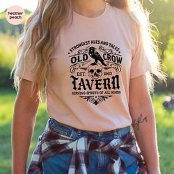 halloween crewneck sweatshirt, halloween gifts, spooky season outfits, gift for him, skeleton graphic tees, halloween pa