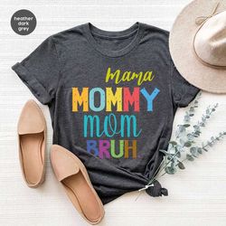 retro mama tshirt, mothers day gift, mama mommy mom bruh shirt, mothers day shirt, mother gift, funny mom vneck t-shirt,