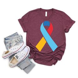 autism tshirt, kids autism gifts, neurodiversity tshirt, autism acceptance shirts, ribbon graphic tees, kindness t-shirt