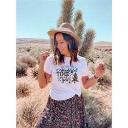 christmas shirt,it is the most wonderful time of the year,merry christmas,matching family ,family matching shirt,leopard