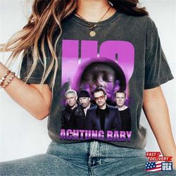 u2 band shirt classic rock, signature timeless apparel, u2 rock band t-shirt,  achtung baby tour 2023 vintage tee shirt,
