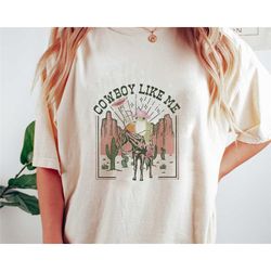 cowboy frog shirt, you're a cowboy like me shirt, western cowgirl, evermore merch shirt, unique cowboy shirt inspired by
