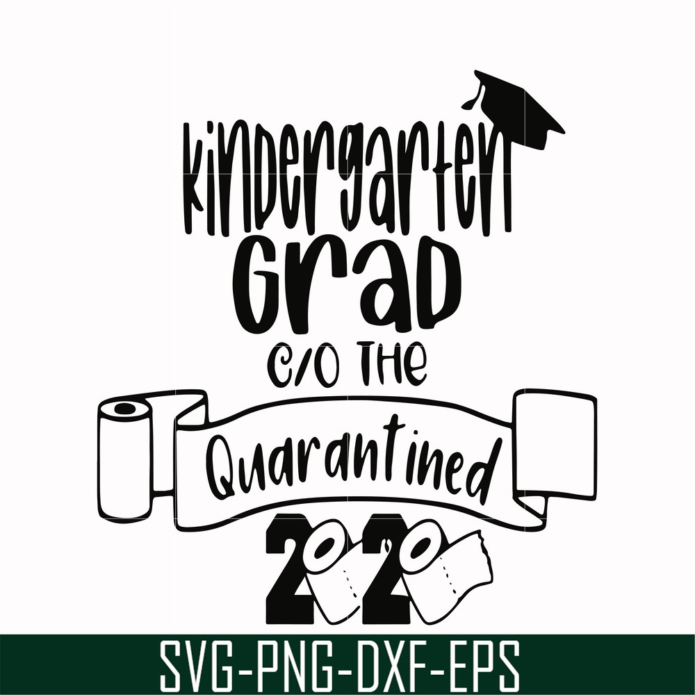CMP066-kindergarten grad the quarantined 2020 svg, png, dxf, eps digital file CMP066.jpg