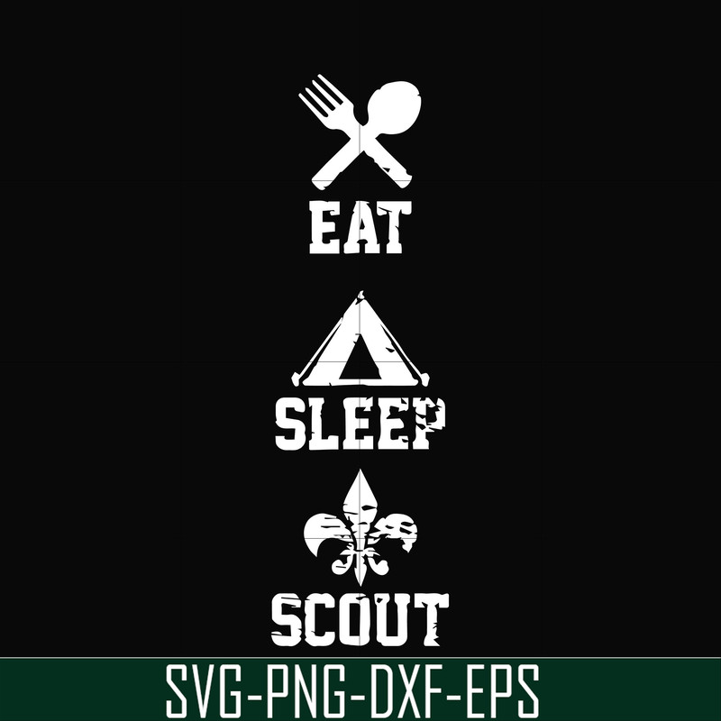 CMP089-Eat sleep scout svg, camping svg, png, dxf, eps digital file CMP089.jpg