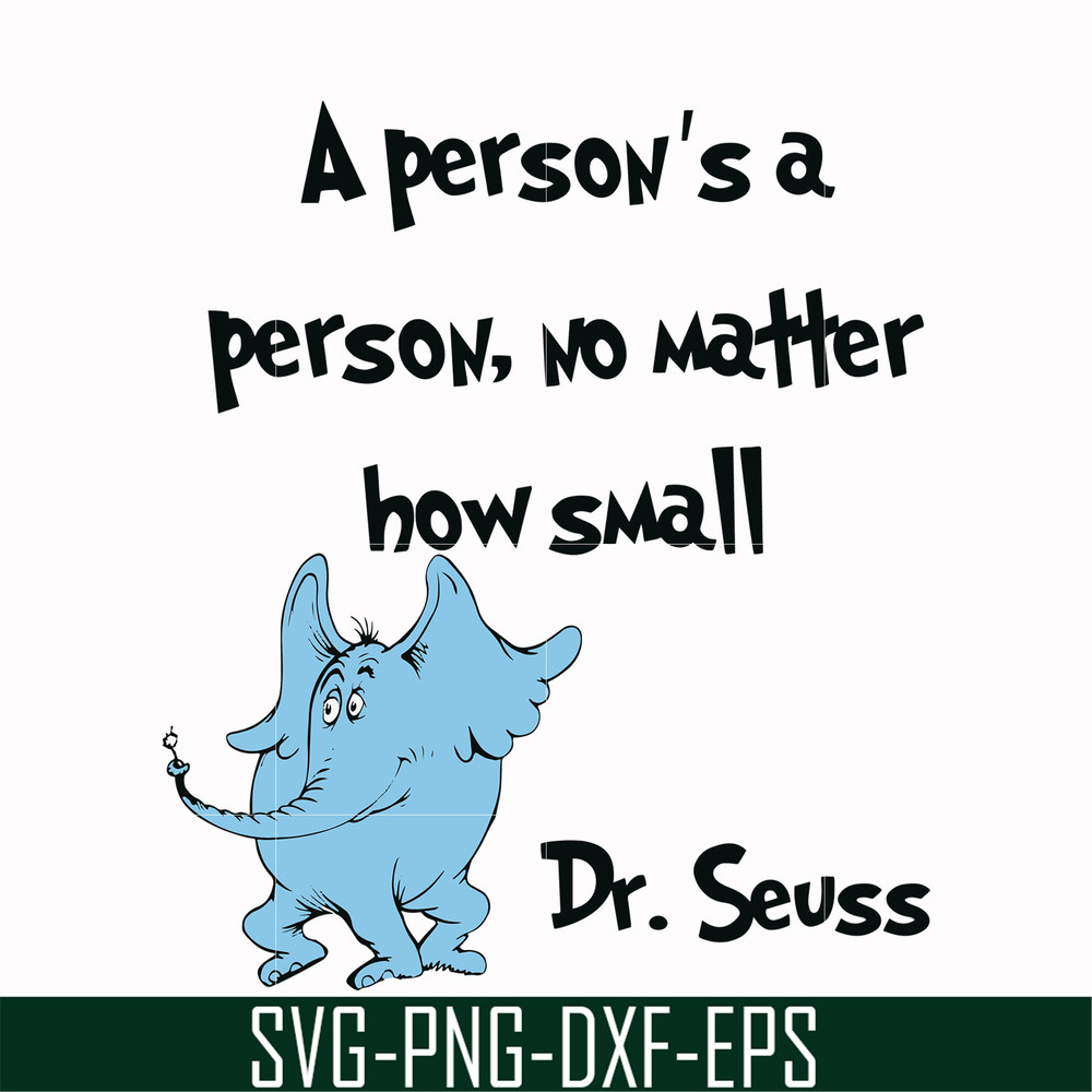 DR0003-A person's a person, no matter how small svg, png, dxf, eps file DR0003.jpg