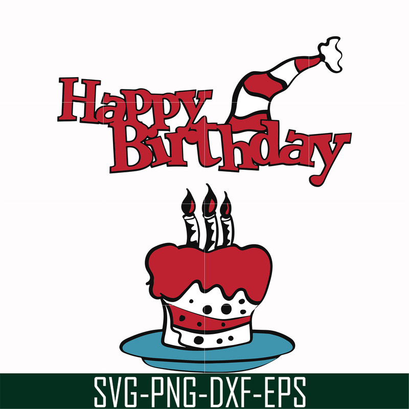 DR00045-Happy birthday svg, png, dxf, eps file DR00045.jpg