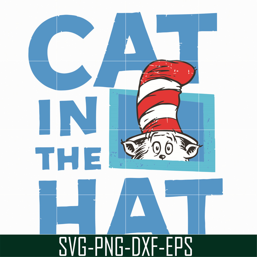 DR05012127-The Cat in the Hat , dr svg, png, dxf, eps file DR05012127.jpg