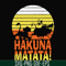 FN000160-Hakuna Matata svg, png, dxf, eps file FN000160.jpg
