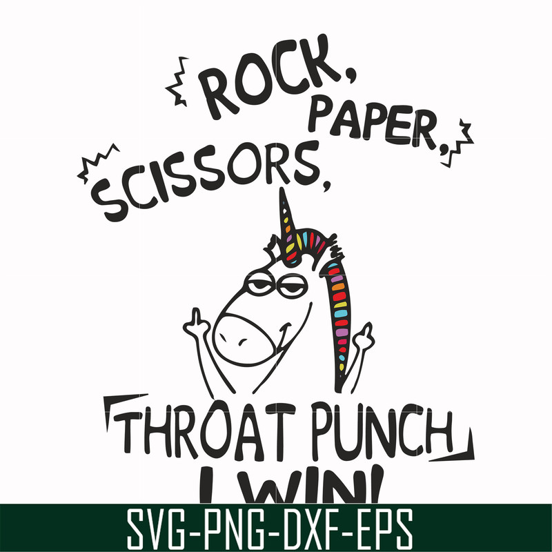 FN000368-Rock paper scissors throat punch I win svg, png, dxf, eps file FN000368.jpg
