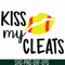 FN000982-Kiss my cleats svg, png, dxf, eps file FN000982.jpg