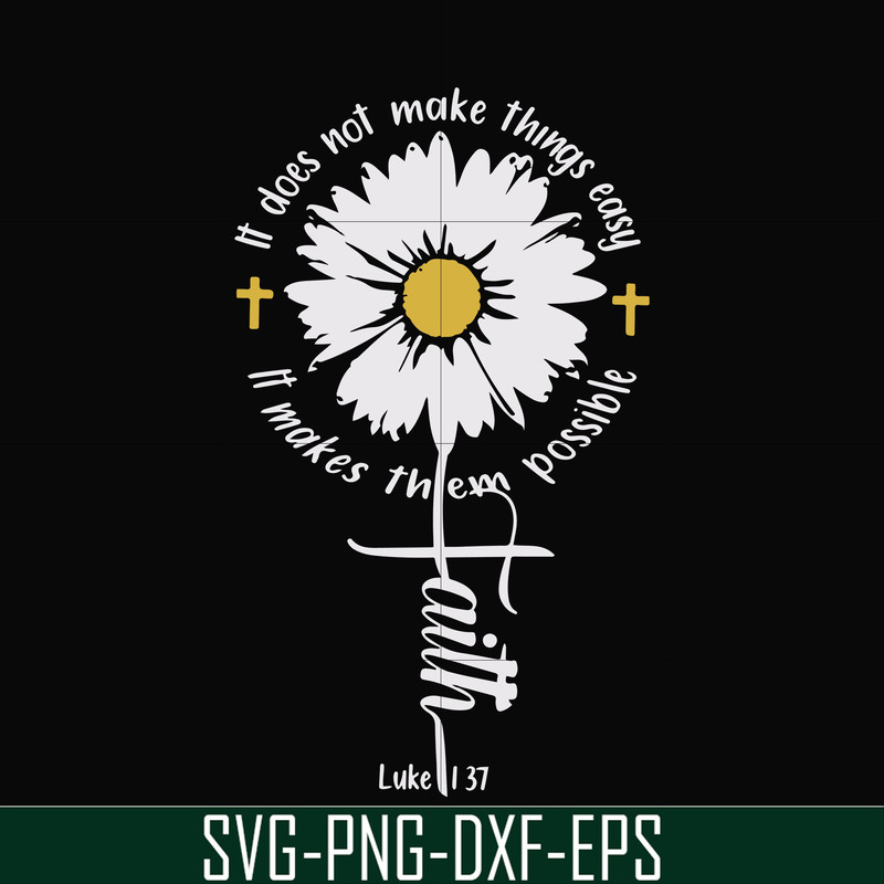 FN000990-It does not make things easy it makes them possible svg, png, dxf, eps file FN000990.jpg