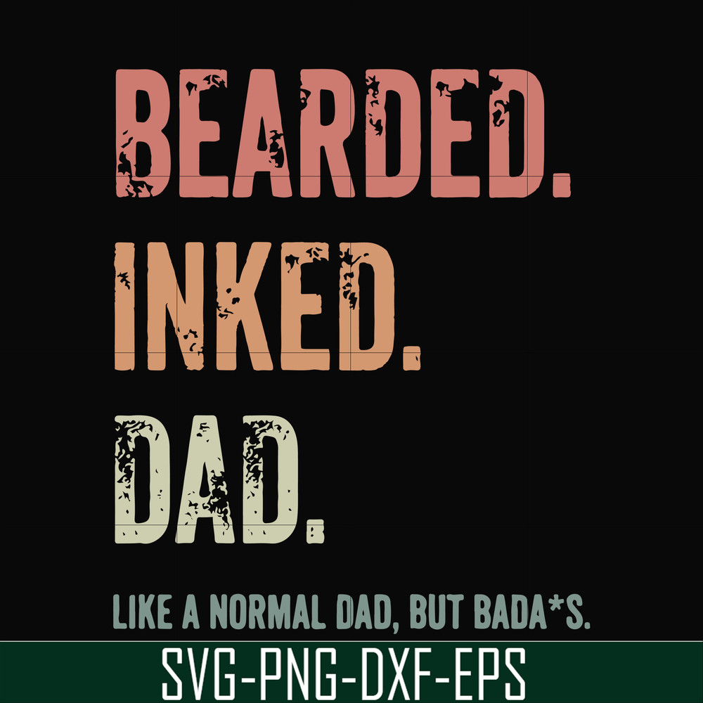 FTD25-beared inked dad svg, png, dxf, eps, digital file FTD25.jpg