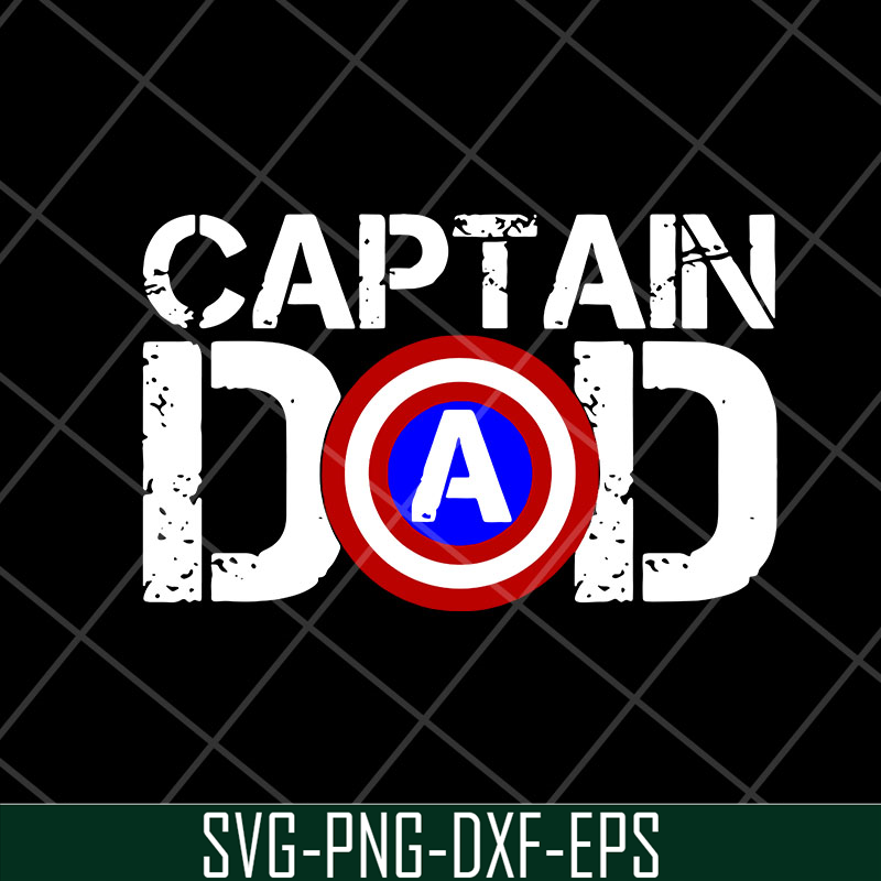 FTD28042112-Captain dad svg, Fathers day svg, png, dxf, eps digital file FTD28042112.jpg