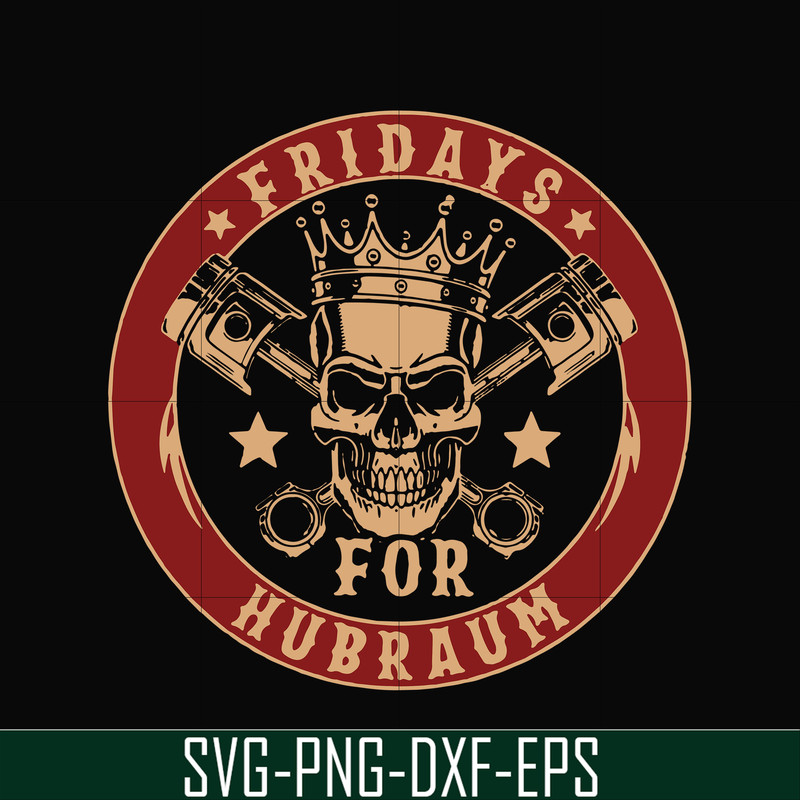 HLW0023-Fridays hubraum svg, halloween svg, png, dxf, eps digital file HLW0023.jpg