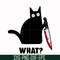 HLW0108-cat with knife svg, png, dxf, eps digital file HLW0108.jpg