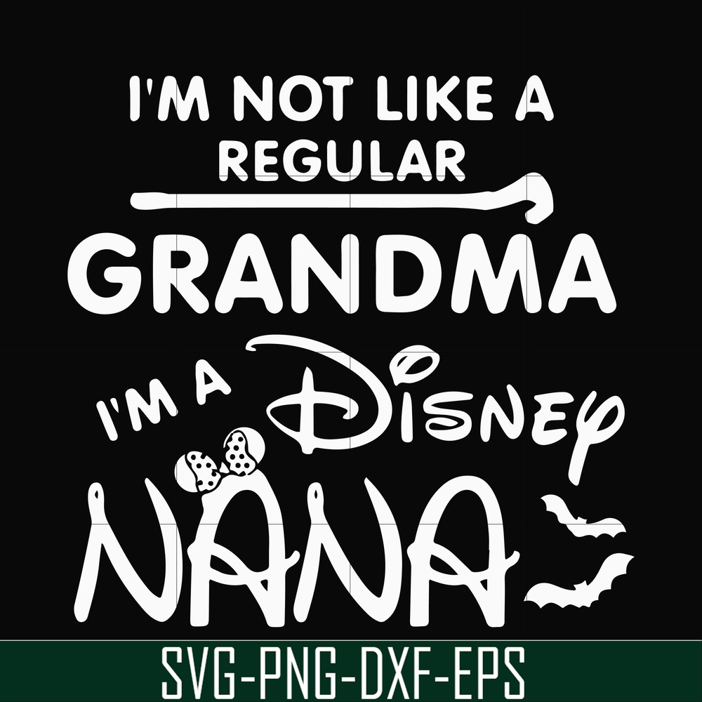 HLW0136-i am not like a regular grandma svg, png, dxf, eps digital file HLW0136.jpg