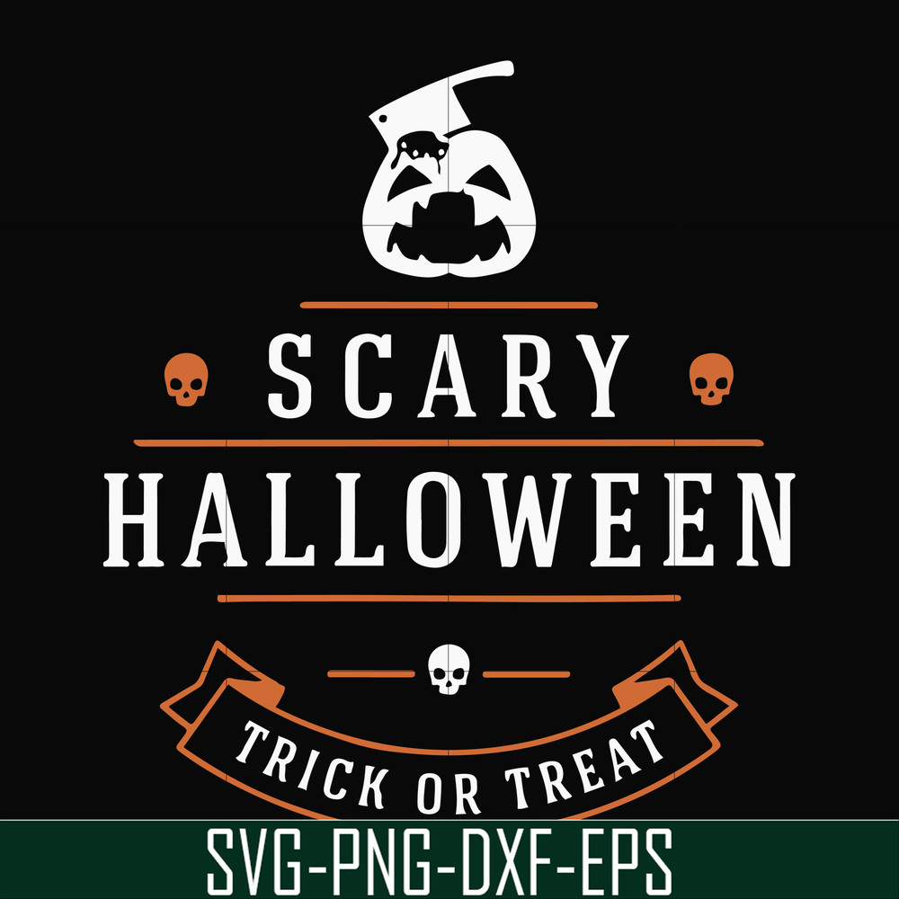 HLW17072013-Scary halloween trick or treat svg, png, dxf, eps digital file HLW17072013.jpg