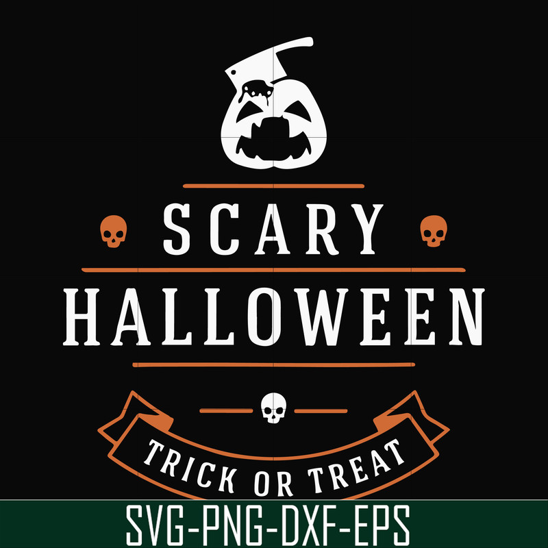 HLW17072013-Scary halloween trick or treat svg, png, dxf, eps digital file HLW17072013.jpg