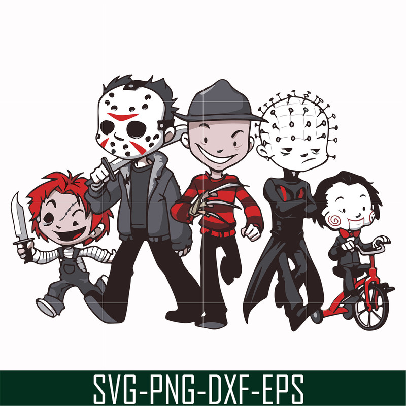 HLW2307205-Scary Friends Horror svg, Halloween svg, png, dxf, eps digital file HLW2307205.jpg