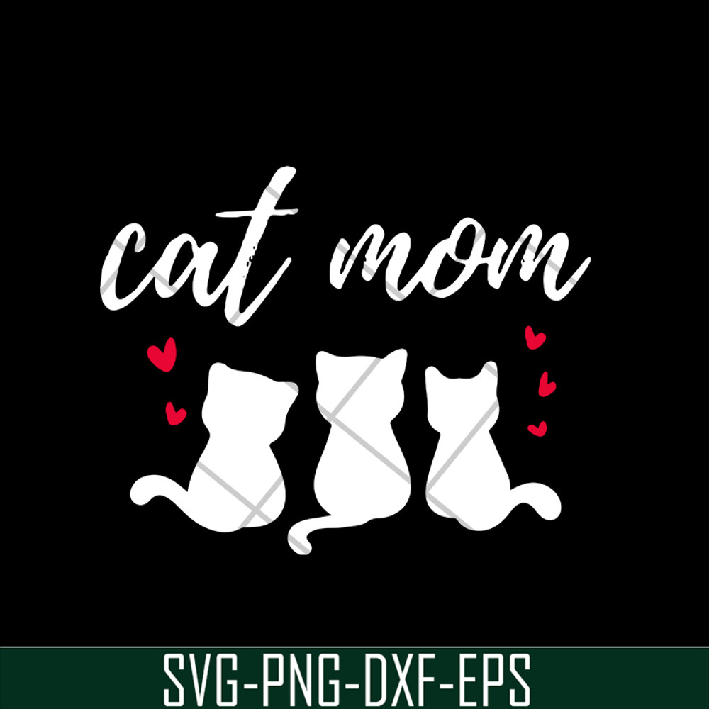 MTD03042111-Cat mom svg,Mother's day svg, eps, png, dxf digital file MTD03042111.jpg