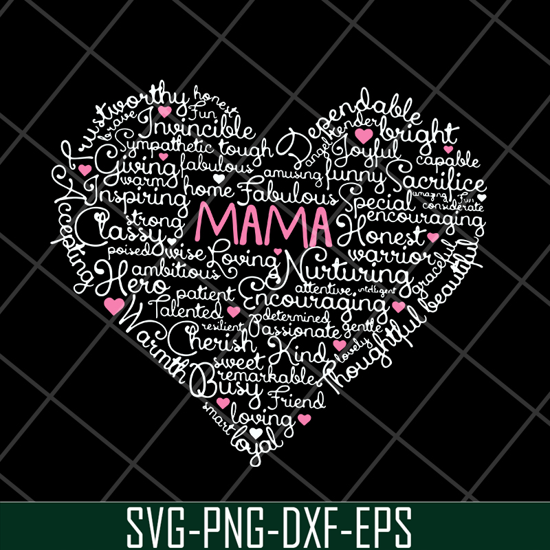MTD16042149-Mama heart svg, Mother's day svg, eps, png, dxf digital file MTD16042149.jpg