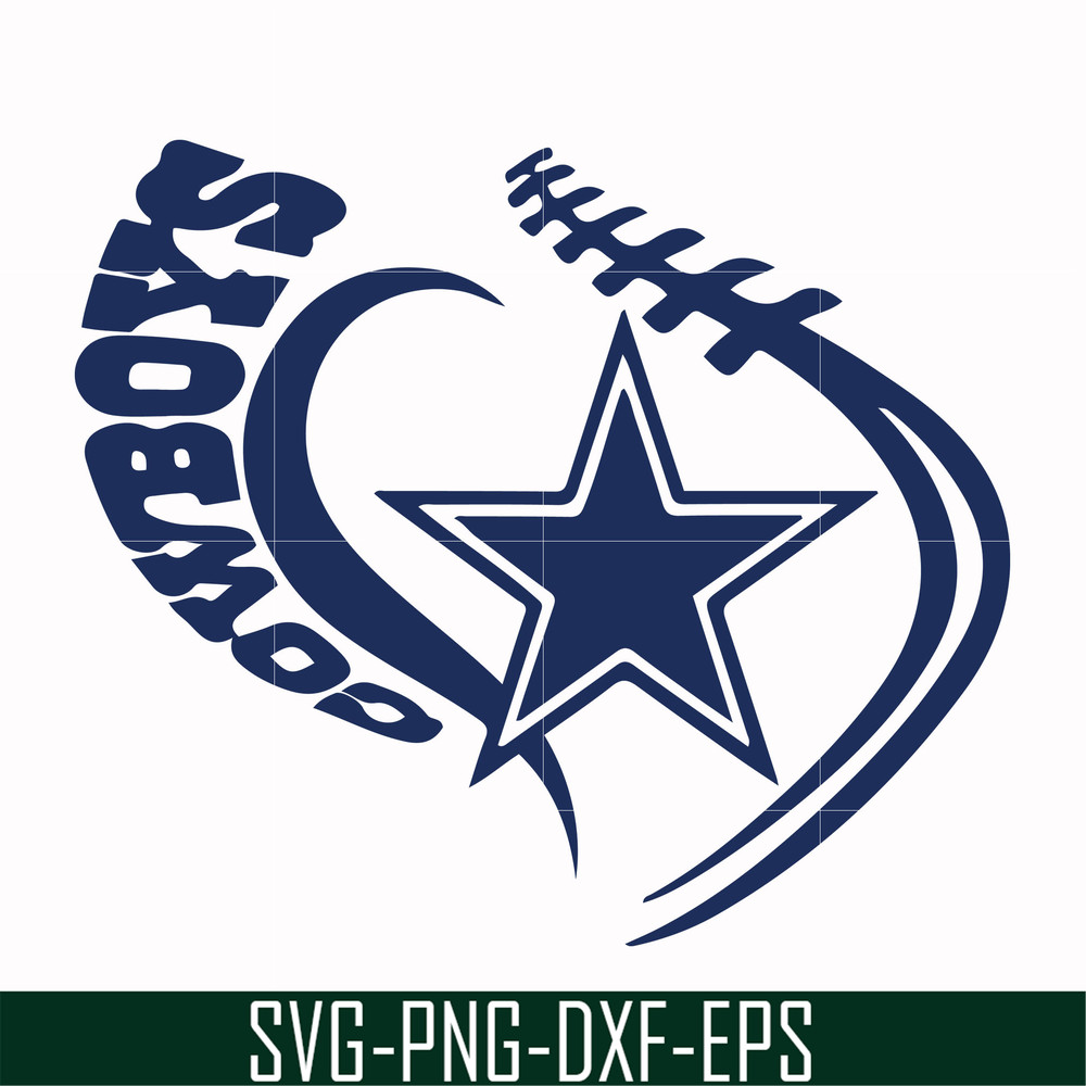 NFL0000202-Cowboys heart, svg, png, dxf, eps file NFL0000202.jpg