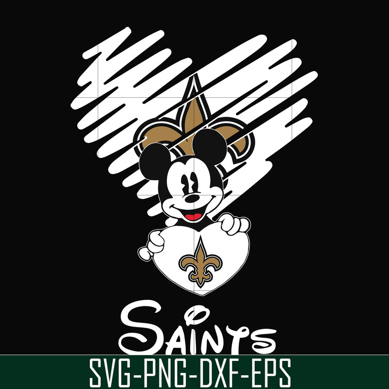 NNFL0031-Saints heart svg, png, dxf, eps digital file NNFL0031.jpg